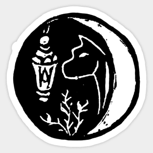 The Hermit Triple Moon Goddess Arcana Sticker